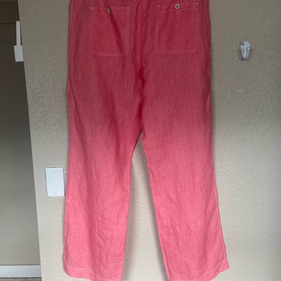 Tommy Bahama Coral Linen Shorts - Picture 7 of 7